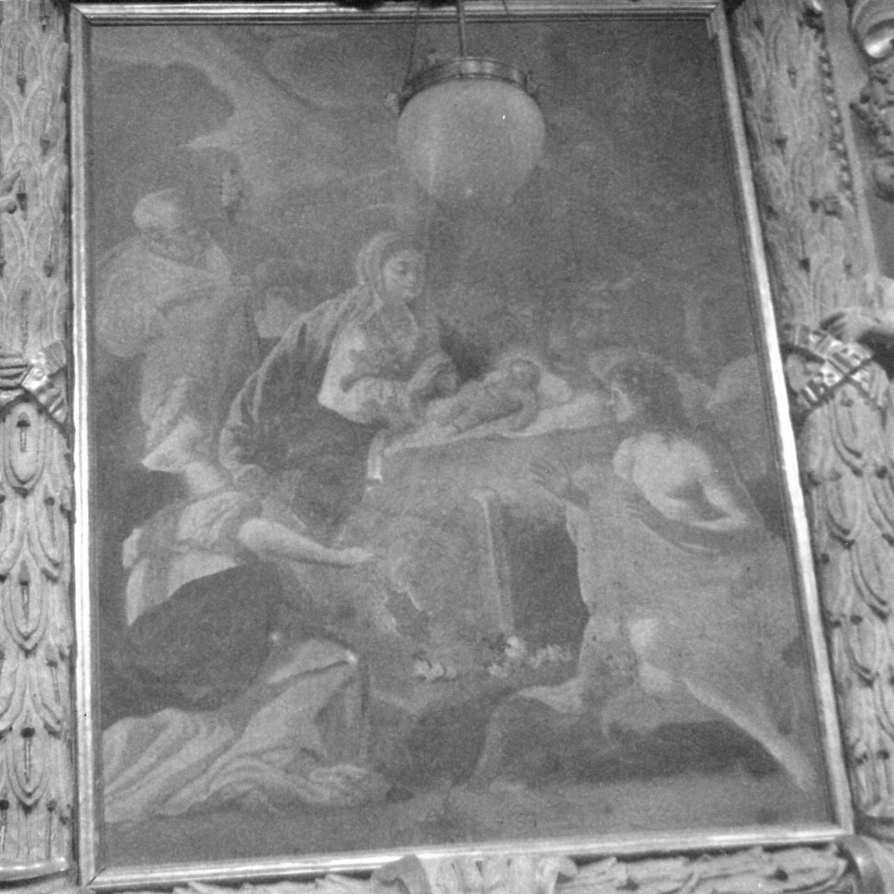 natività di Gesù (dipinto) - ambito napoletano (sec. XVIII)