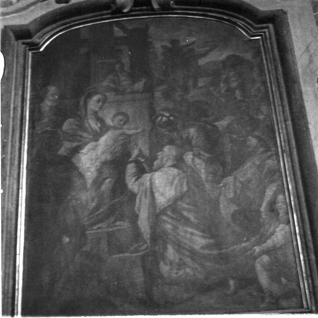 adorazione dei Re Magi (dipinto) - ambito napoletano (sec. XVIII)