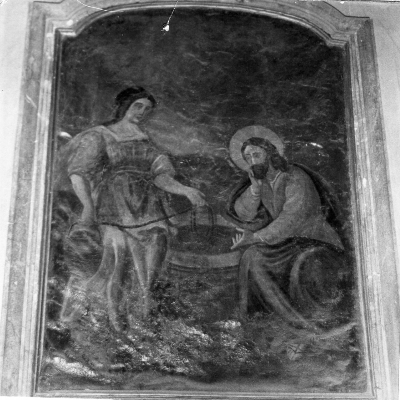 Cristo e la samaritana (dipinto) - ambito napoletano (sec. XVIII)