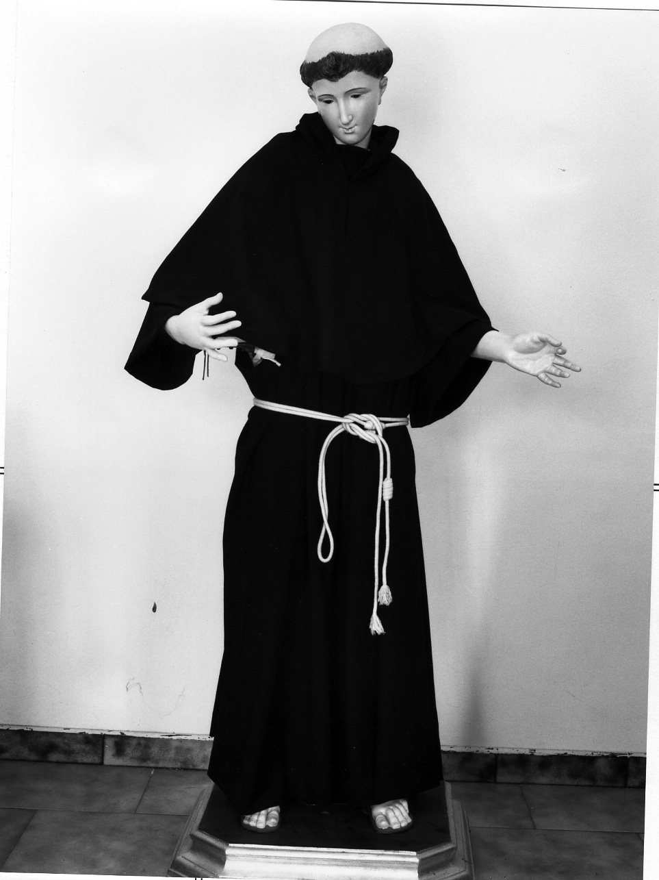 Sant'Antonio da Padova (statua) - bottega napoletana (seconda metà sec. XVIII)