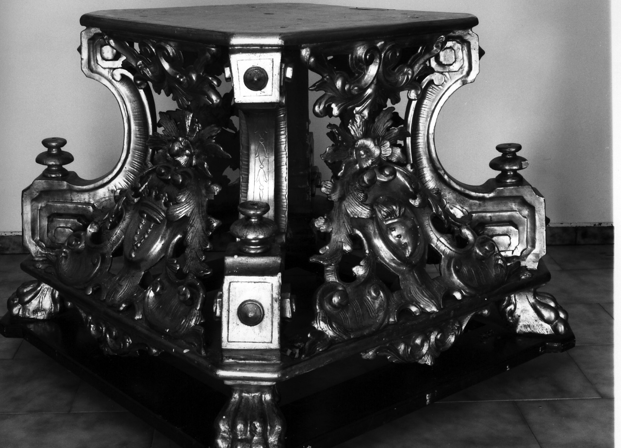 base processionale - bottega napoletana (seconda metà sec. XVIII)