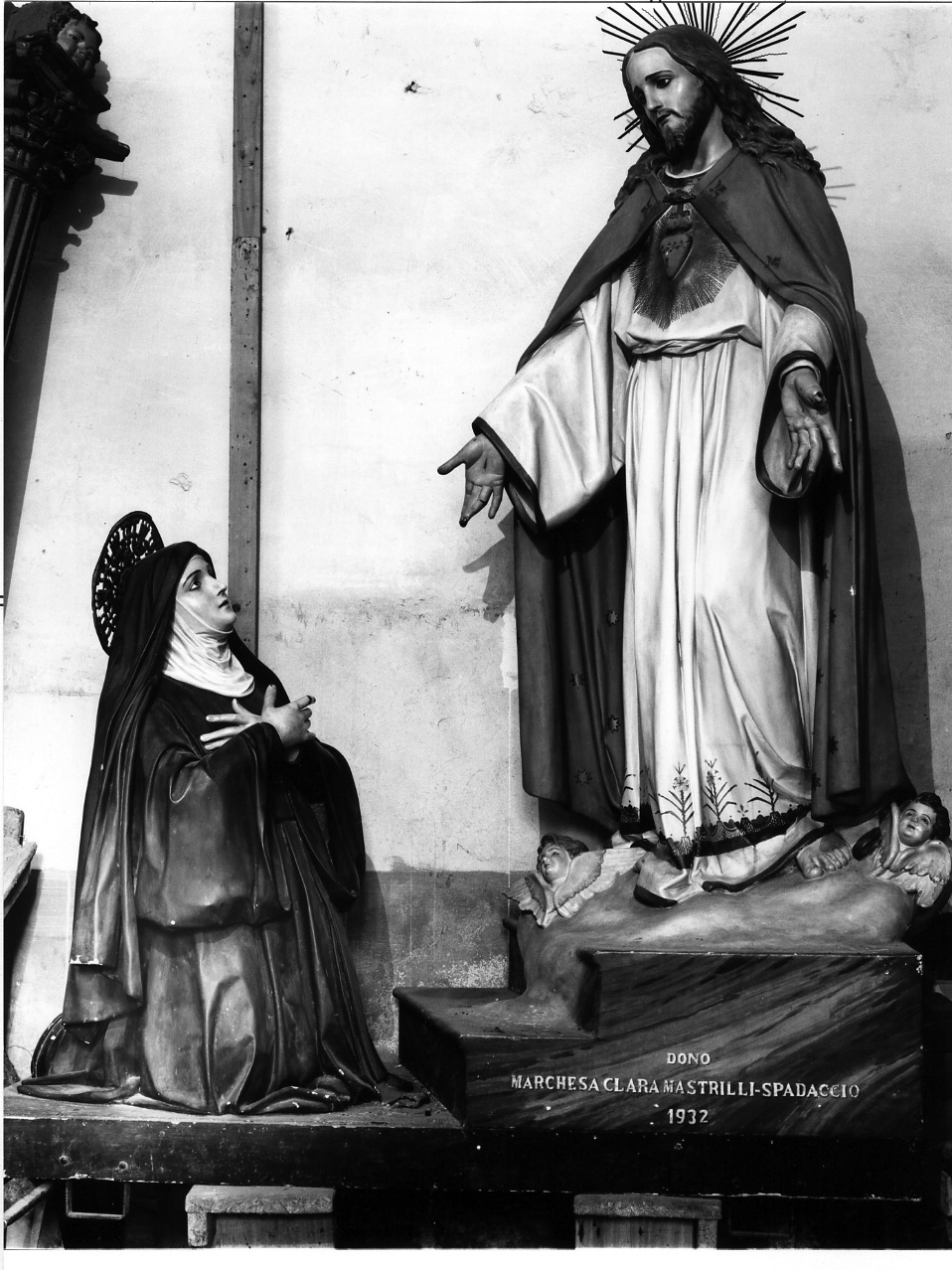 Sacro Cuore di Gesù (gruppo scultoreo) - bottega napoletana (sec. XX)