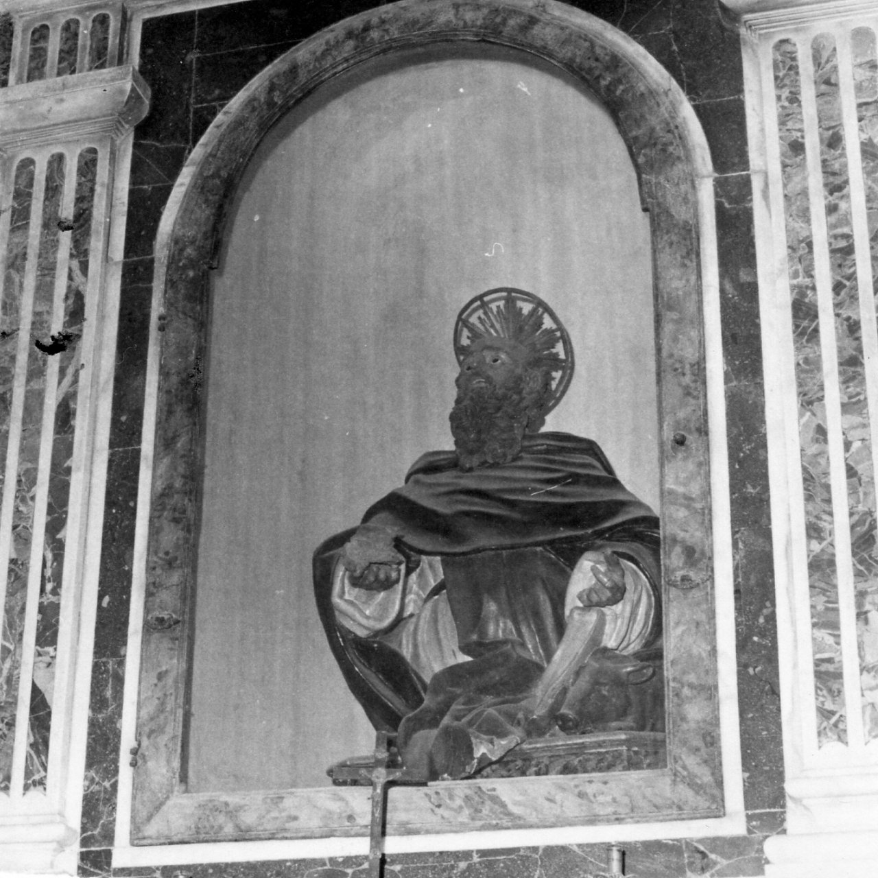 Sant'Antonio Abate (scultura) - bottega napoletana (seconda metà sec. XVIII)