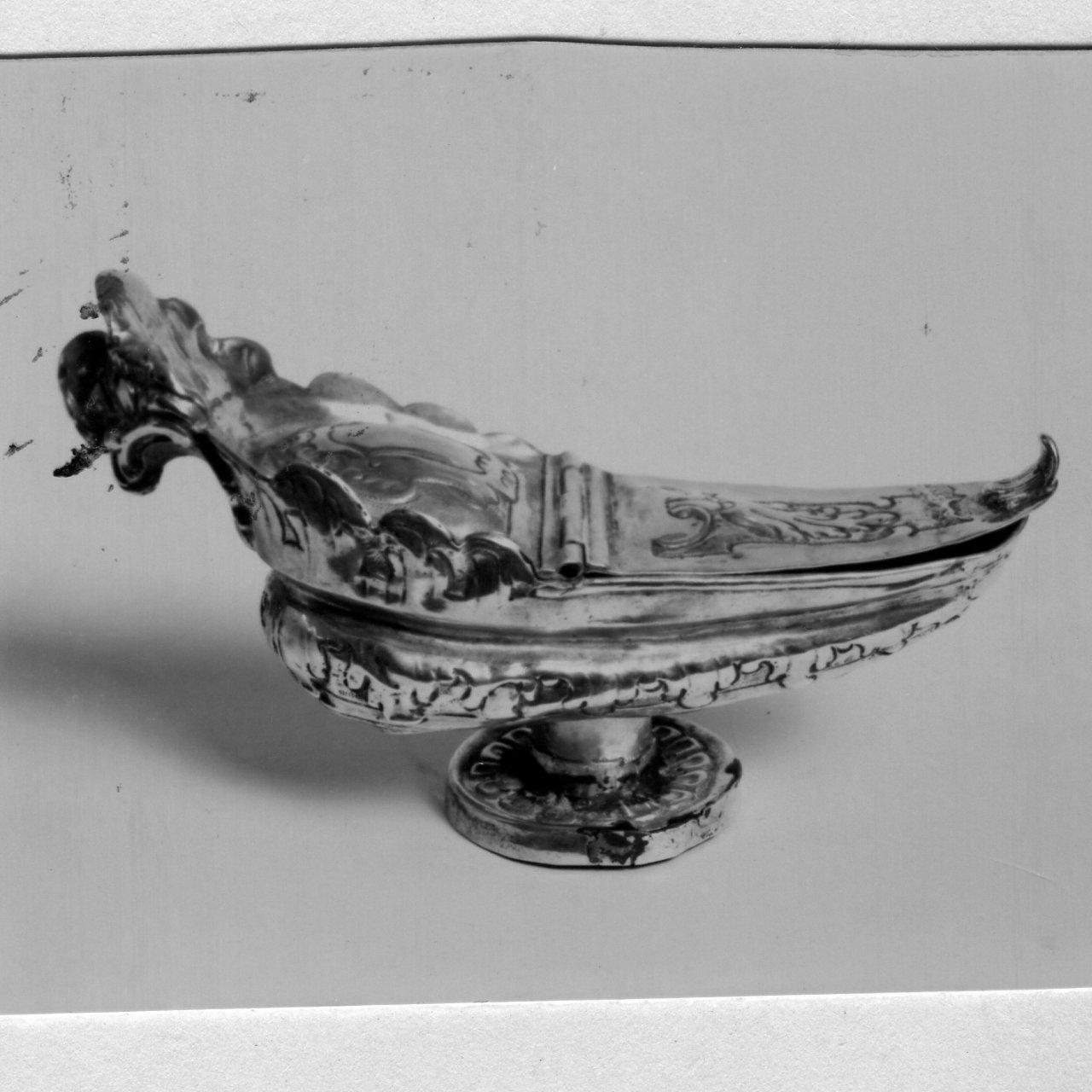 navicella portaincenso - bottega campana (fine sec. XIX)