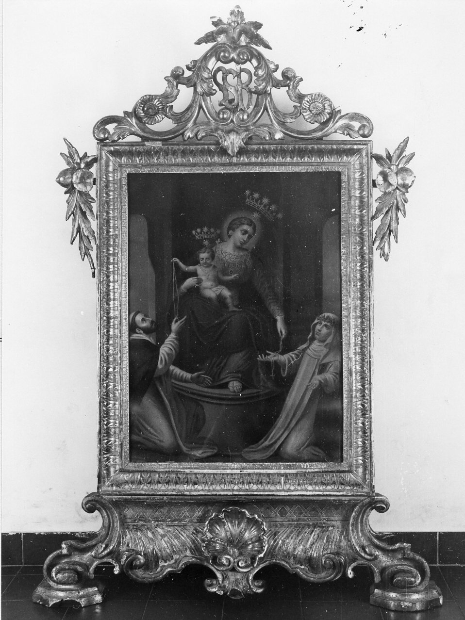 cornice di dipinto - bottega campana (seconda metà sec. XIX)