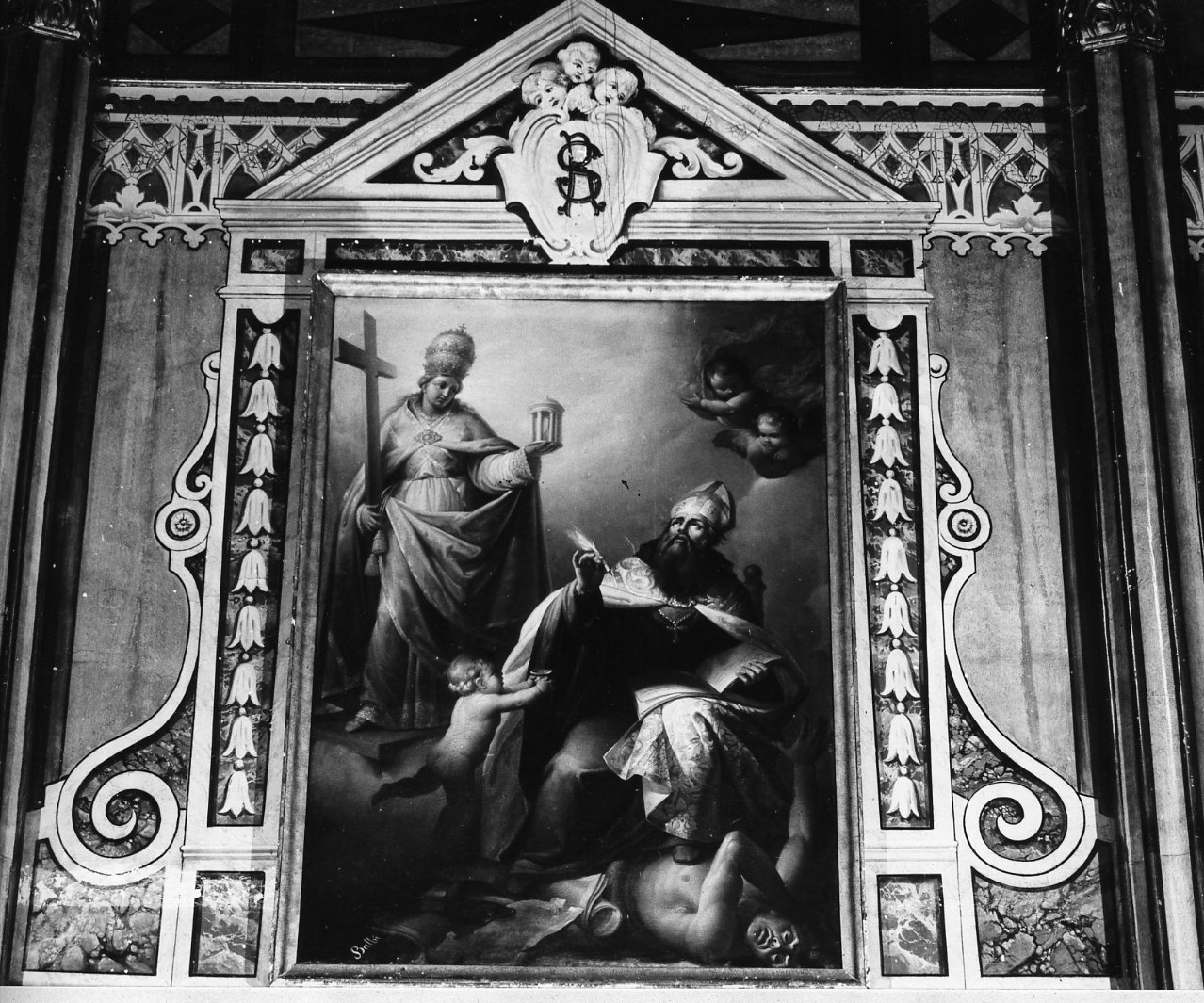 mostra d'altare - bottega napoletana (ultimo quarto sec. XIX)