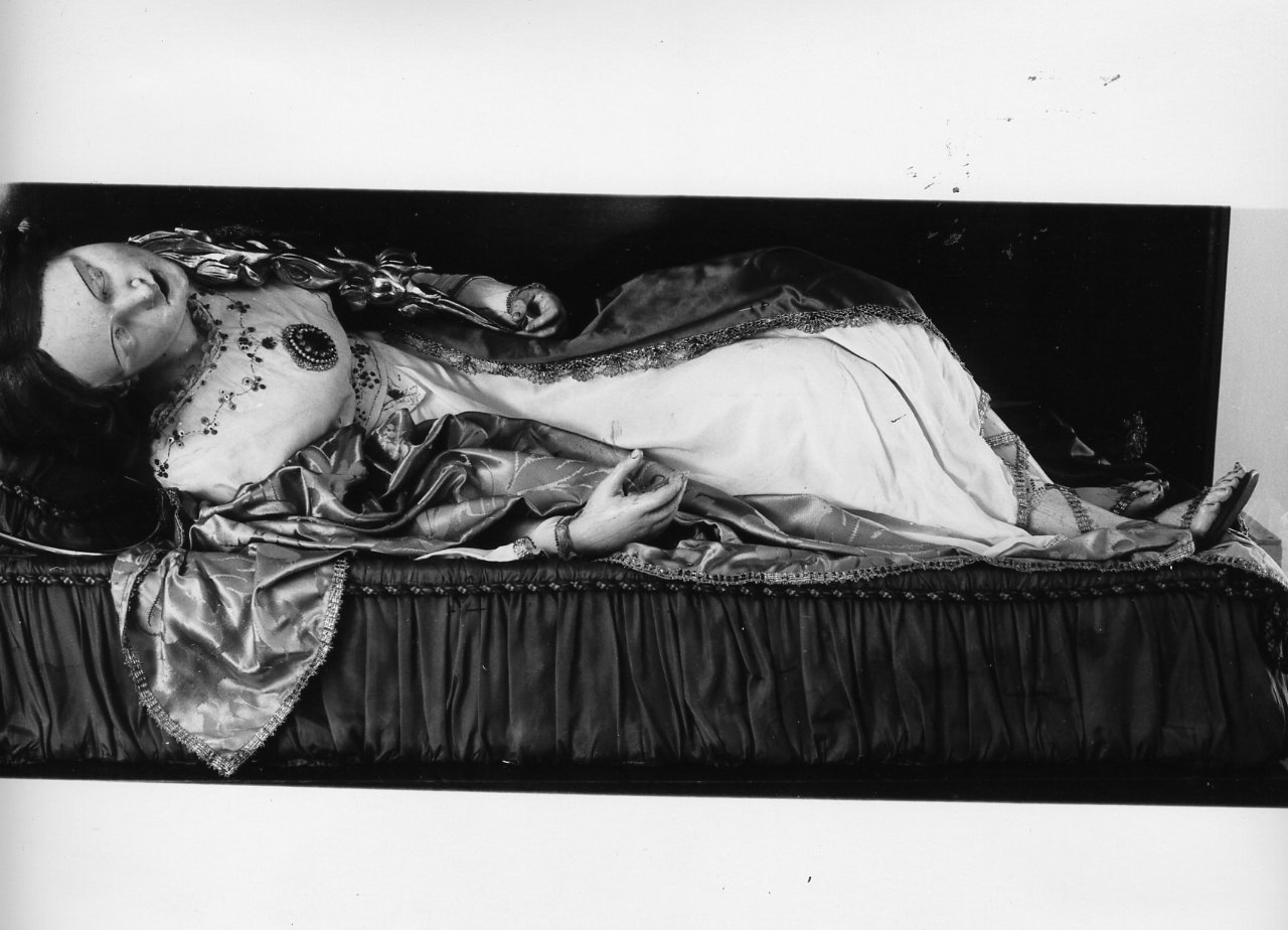 Santa (statuetta) - bottega campana (fine sec. XIX)