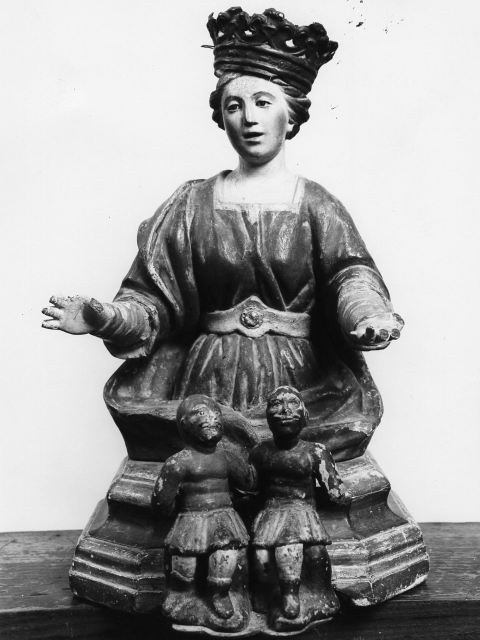 Santa (scultura) - bottega campana (inizio sec. XIX)