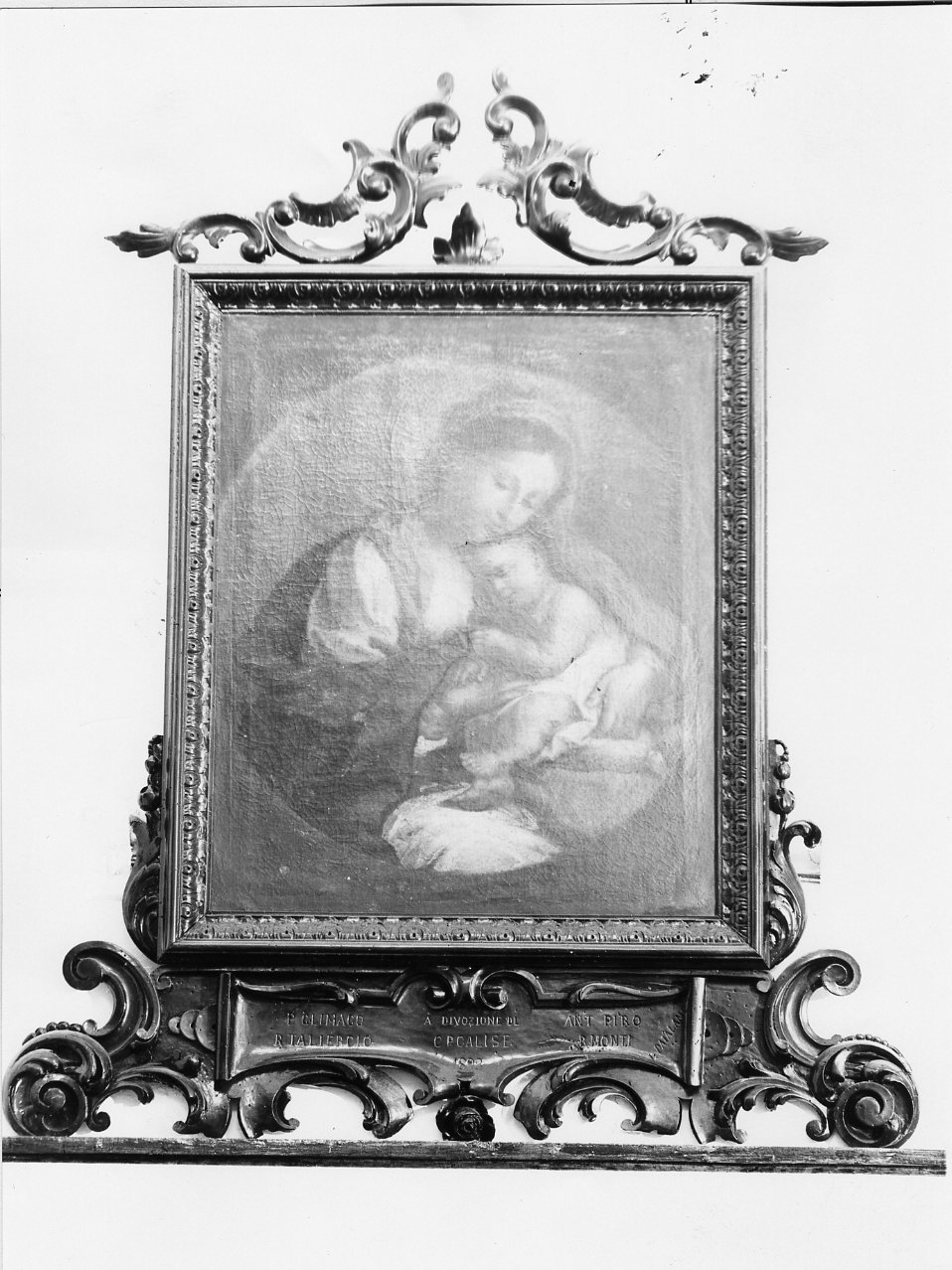 cornice di dipinto - bottega campana (sec. XIX)