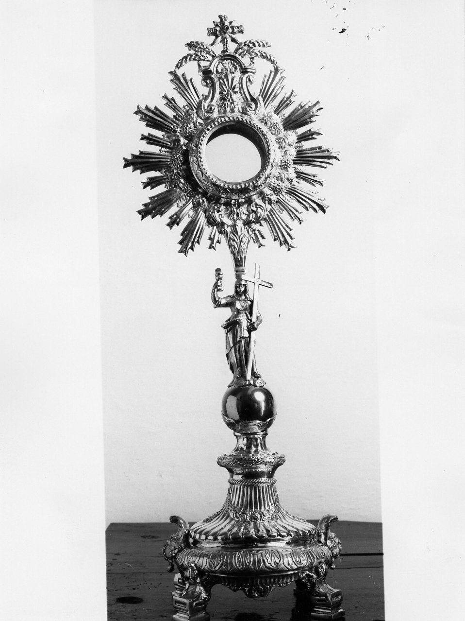 ostensorio - a raggiera - bottega napoletana (sec. XIX)