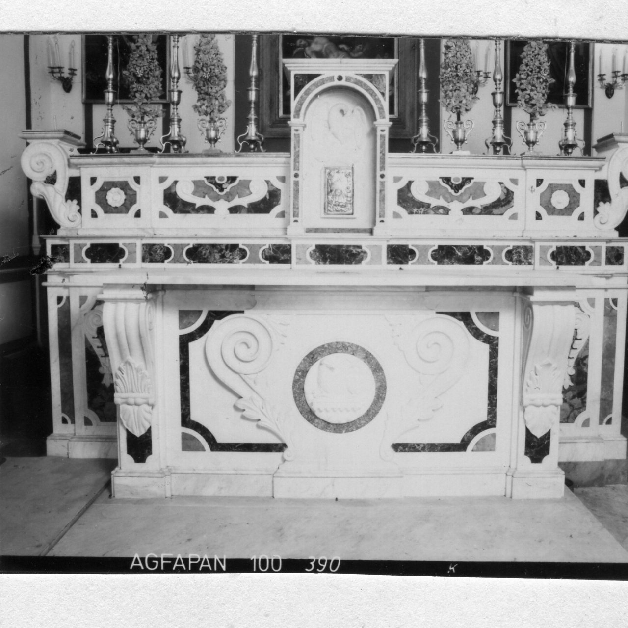 altare maggiore - bottega campana (fine sec. XIX)