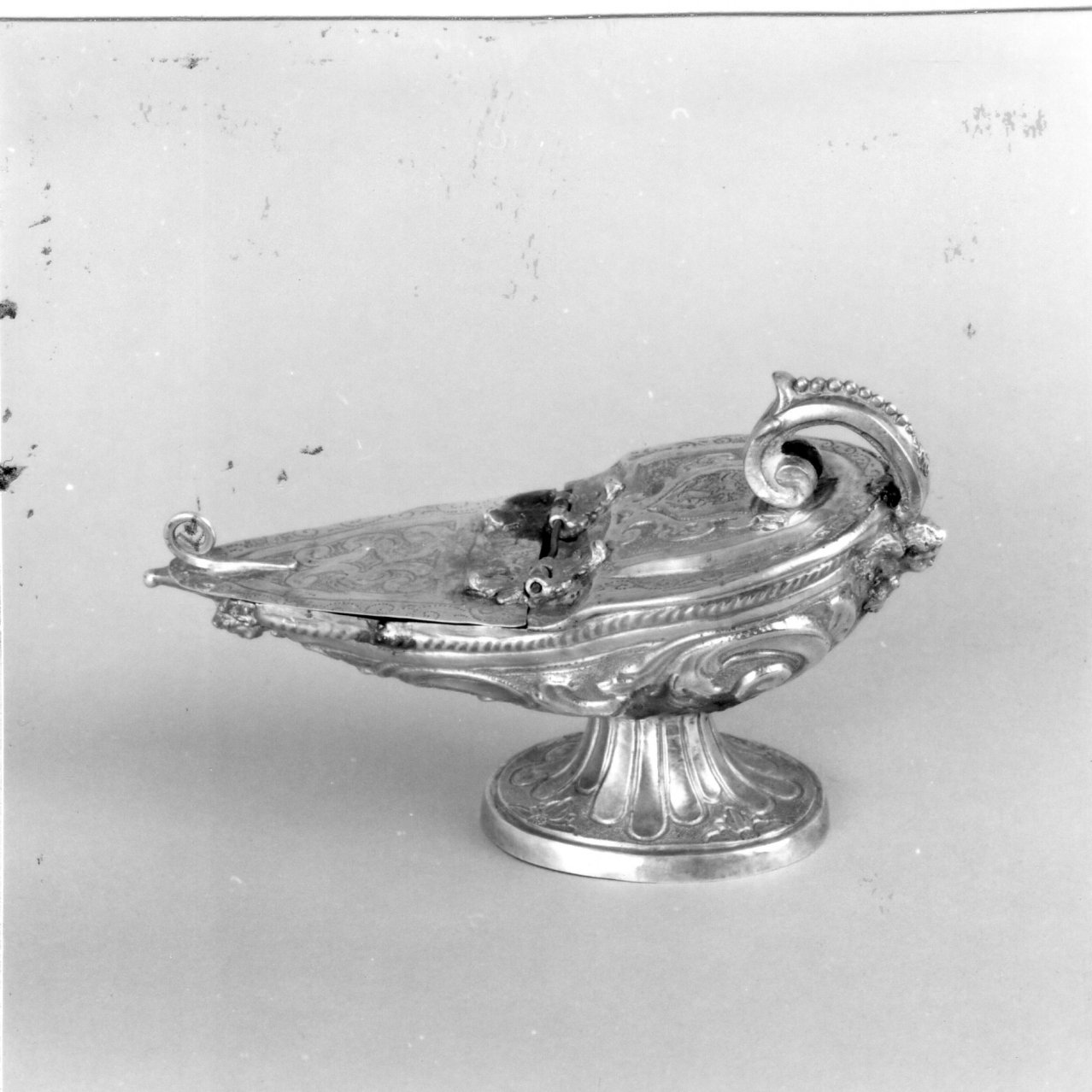 navicella portaincenso - bottega campana (prima metà sec. XIX)