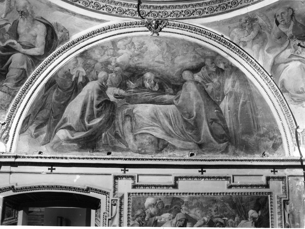 transito della Madonna (dipinto) di Corenzio Belisario (bottega) (sec. XVII)