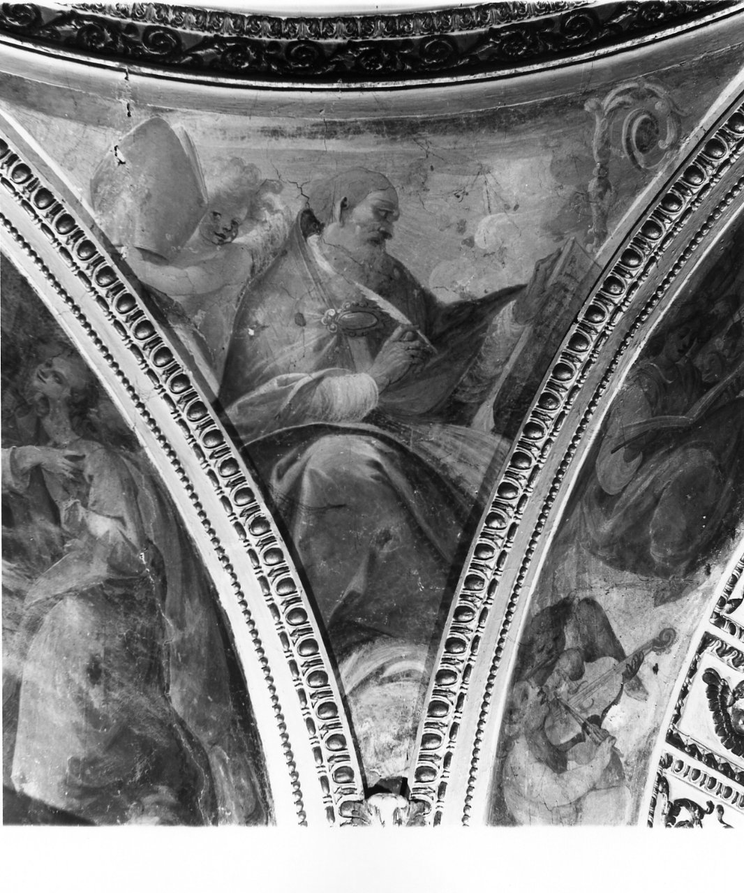 Dottore della Chiesa (dipinto) di Corenzio Belisario (e aiuti) (sec. XVII)
