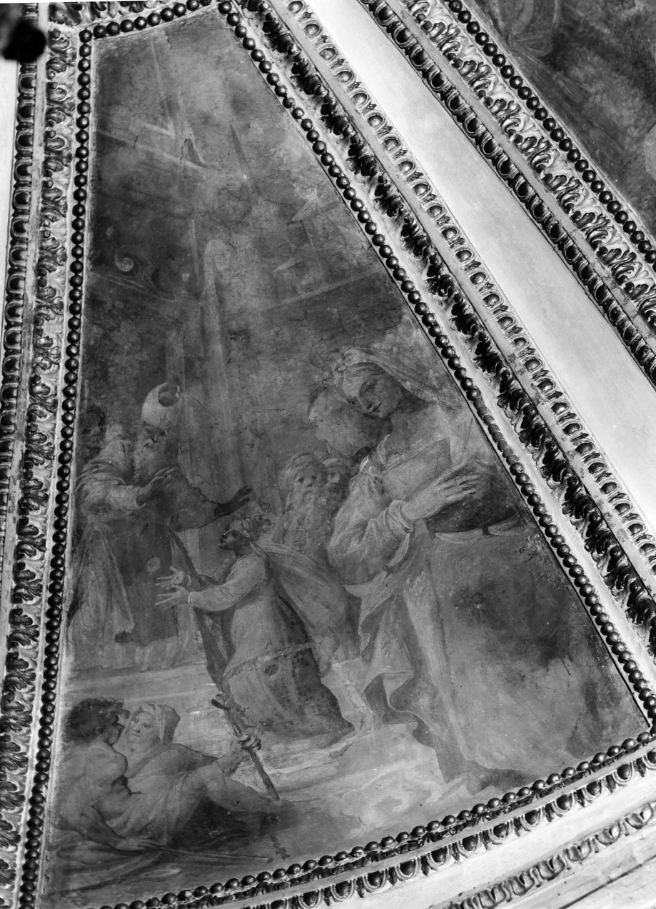 presentazione di Maria Vergine al tempio (dipinto) di Corenzio Belisario (bottega) (prima metà sec. XVII)