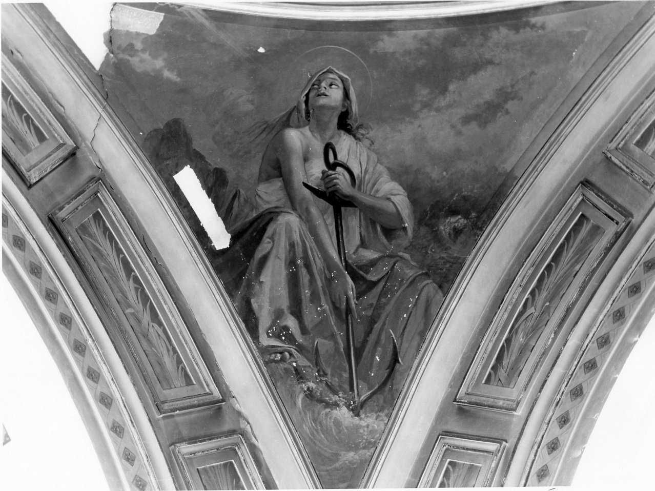 allegoria della Fortezza (dipinto) di Taglialatela Luigi (sec. XX)