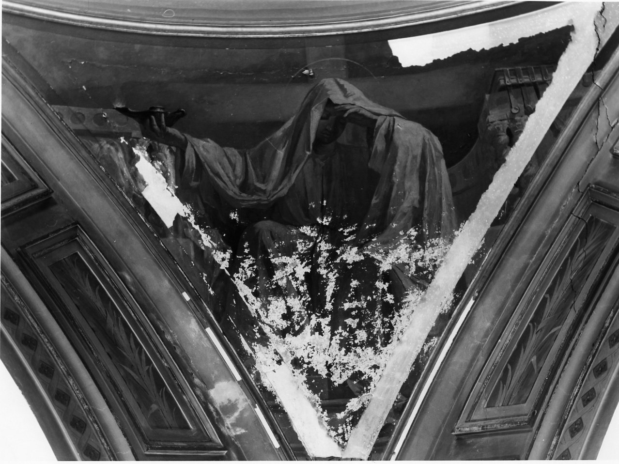 figura allegorica femminile (dipinto) di Taglialatela Luigi (sec. XX)