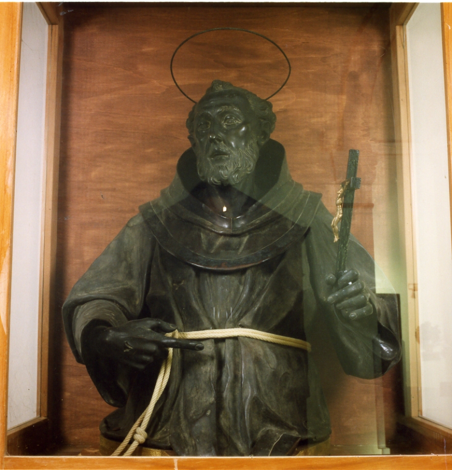 San Francesco d'Assisi (busto) - bottega napoletana (fine/inizio secc. XVIII/ XIX)