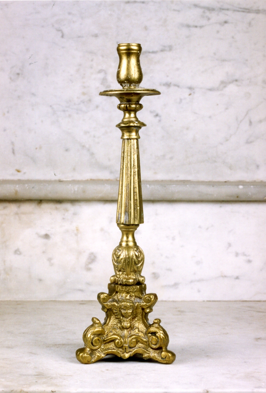 candelabro, serie - bottega napoletana (sec. XX)