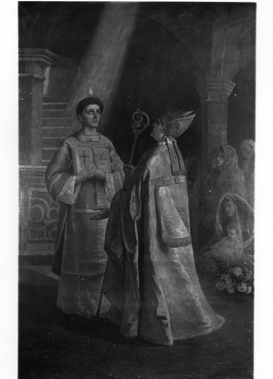 Santi (dipinto) di Altamura Francesco Saverio Raffaele (sec. XIX)