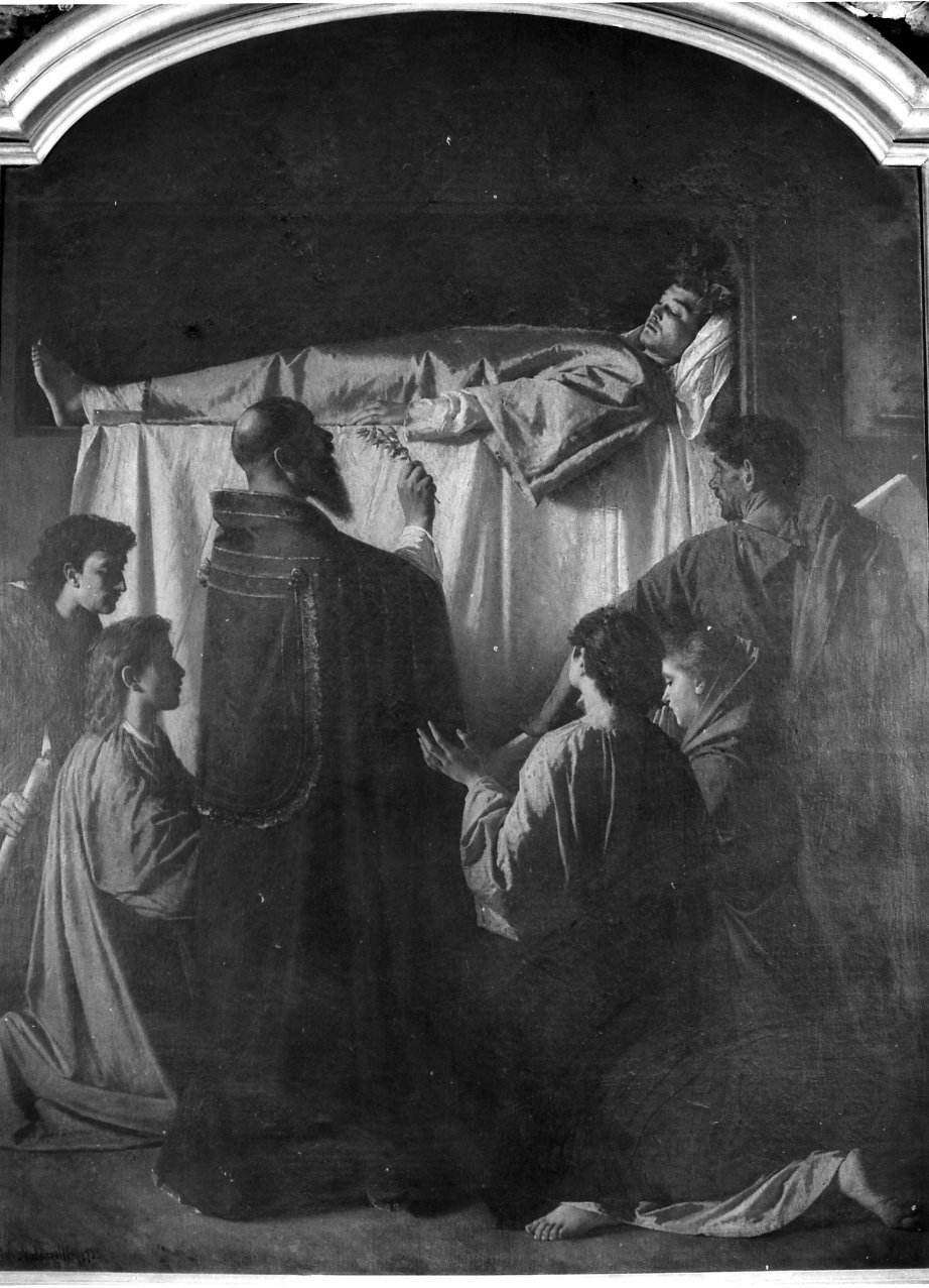 morte di San Sossio (dipinto) di Maldarelli Federico (sec. XIX)