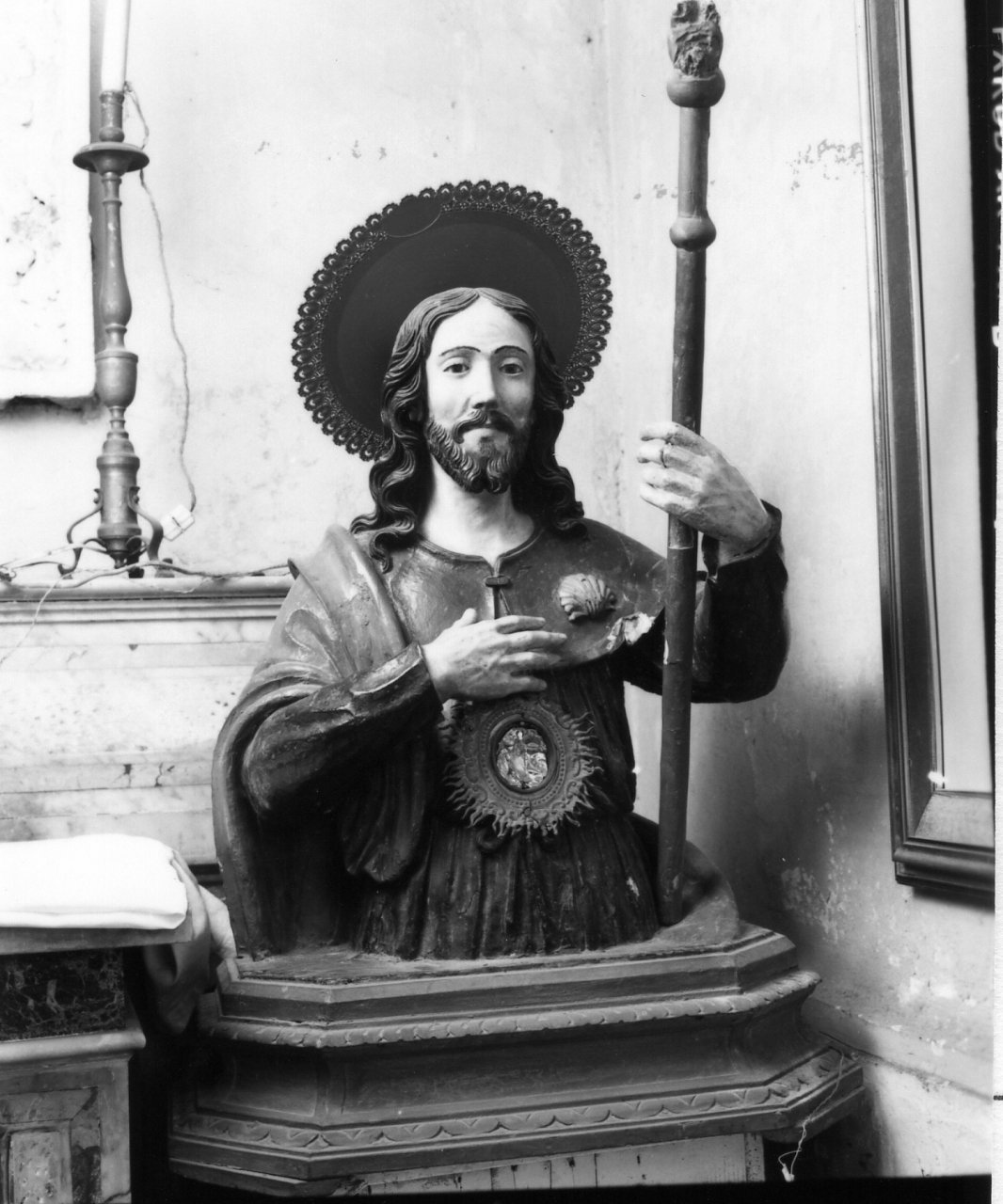 aureola di statua - bottega napoletana (fine sec. XIX)