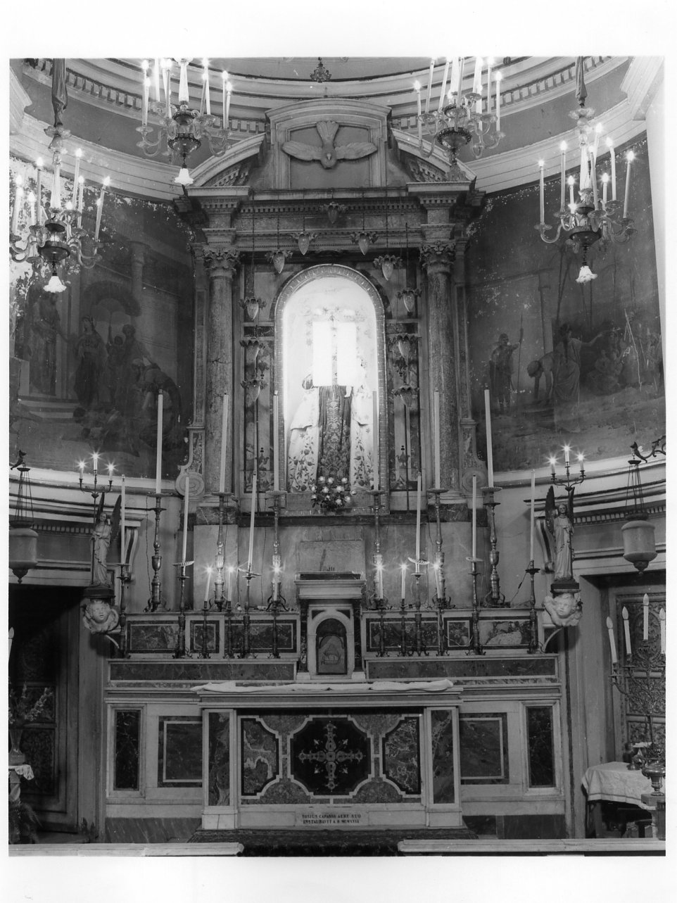 dossale - bottega napoletana (sec. XX)