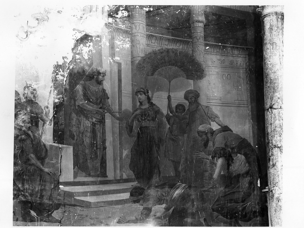 Salomone e la regina di Saba (dipinto) di Maldarelli Gennaro (cerchia) (prima metà sec. XIX)