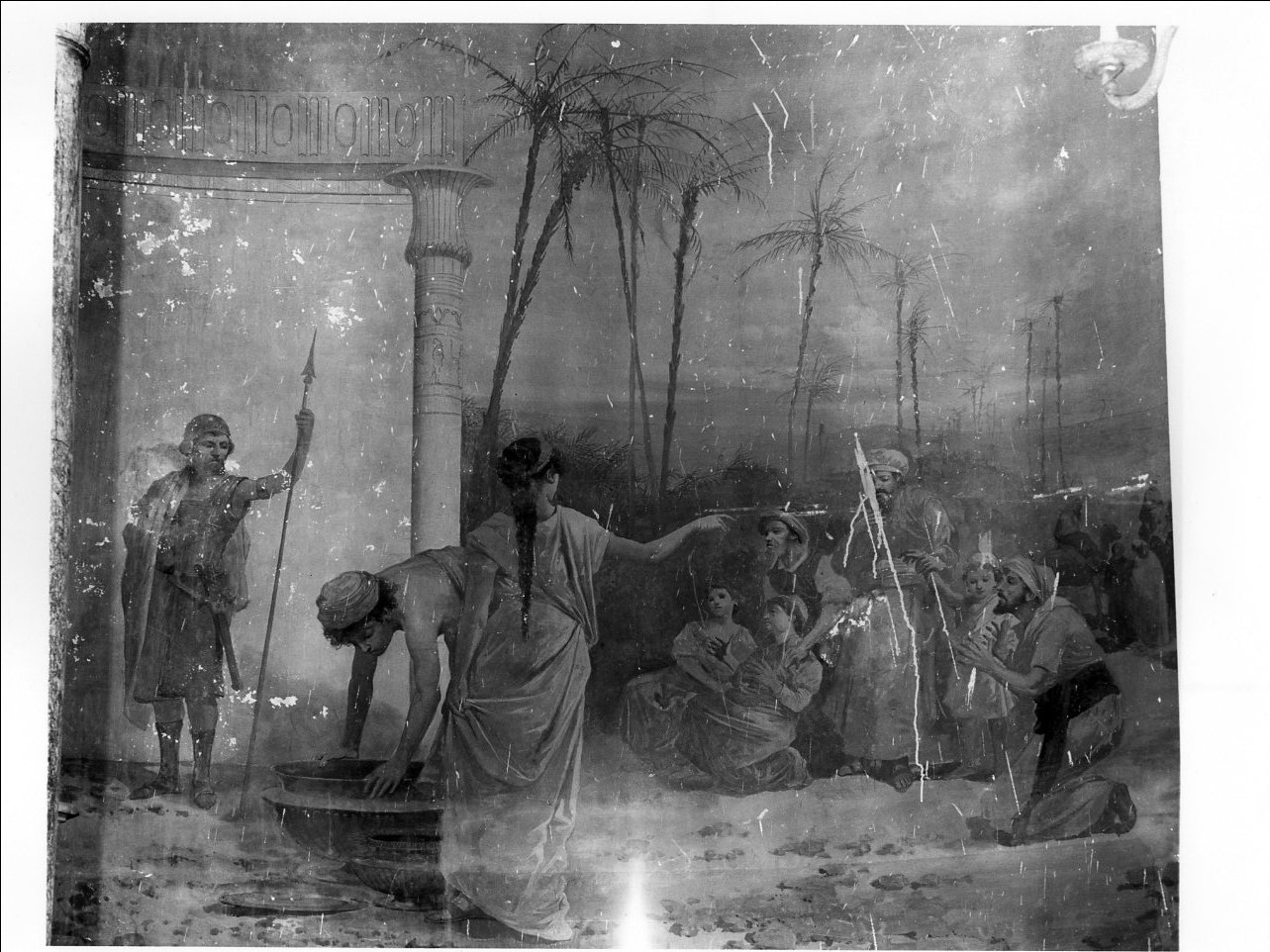 Rebecca al pozzo (dipinto) di Maldarelli Gennaro (cerchia) (prima metà sec. XIX)