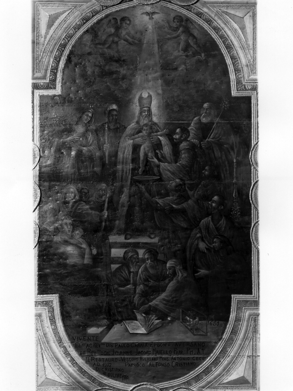 circoncisione di Gesù Bambino (dipinto) - ambito napoletano (sec. XVII)