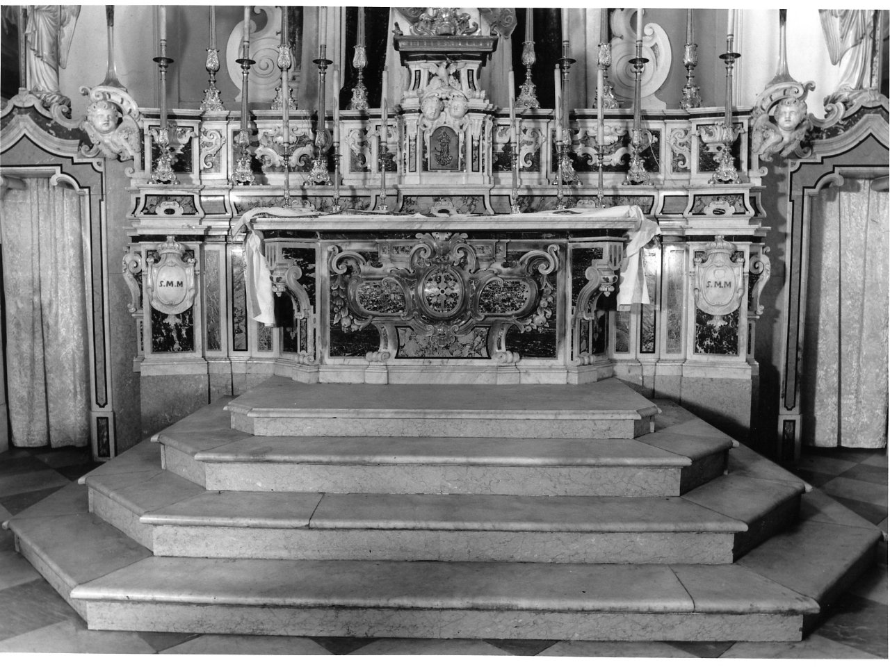 altare maggiore - bottega napoletana (fine sec. XVIII)