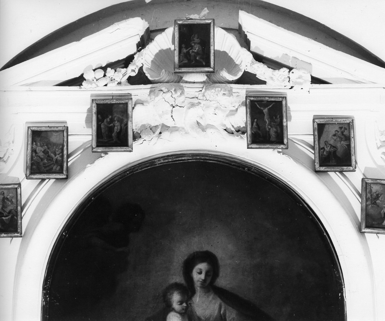 presentazione di Gesù al tempio (dipinto, elemento d'insieme) di Bonito Giuseppe (sec. XVIII)
