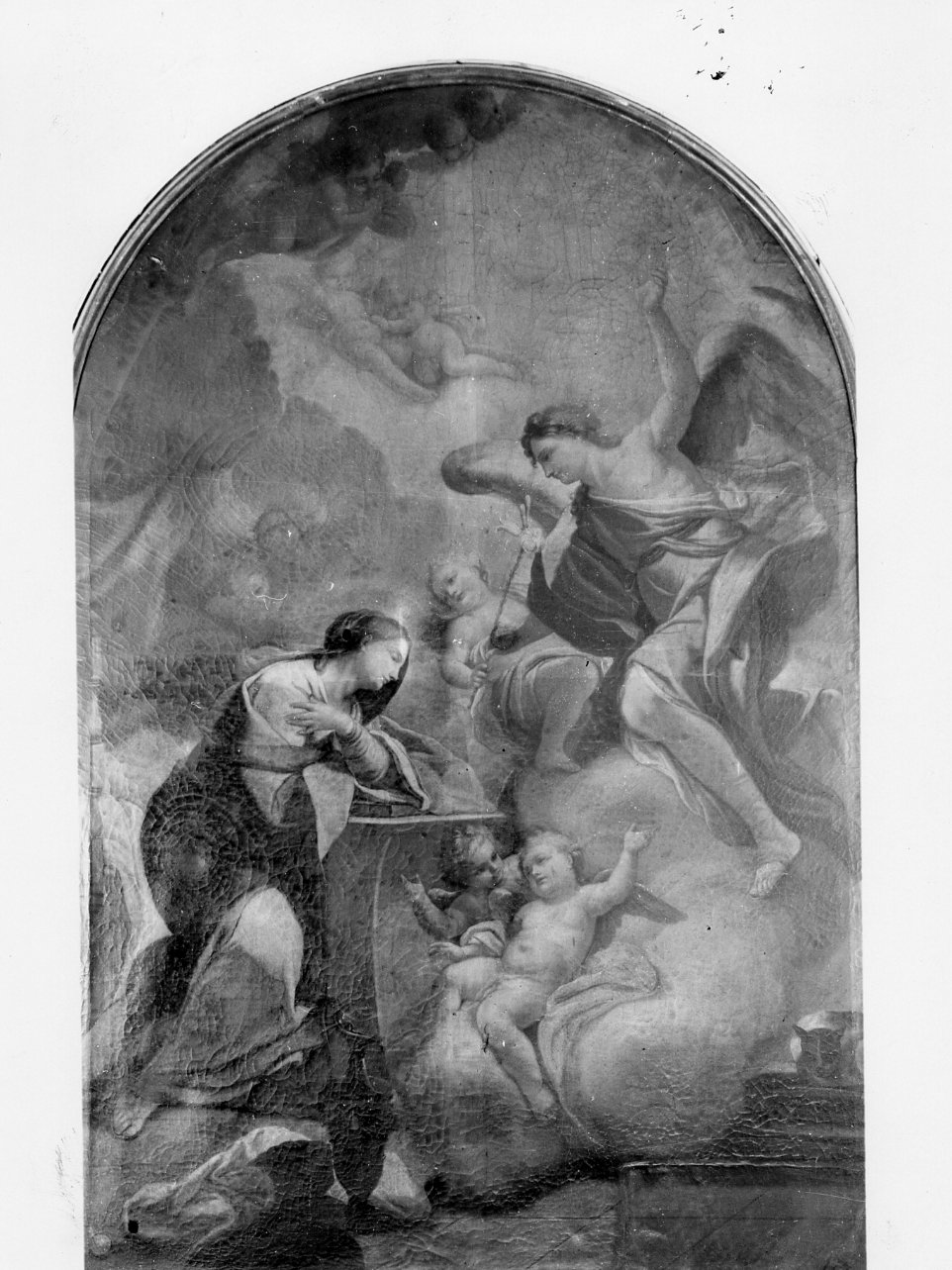 Annunciazione (dipinto) di Diano Vincenzo (sec. XVIII)