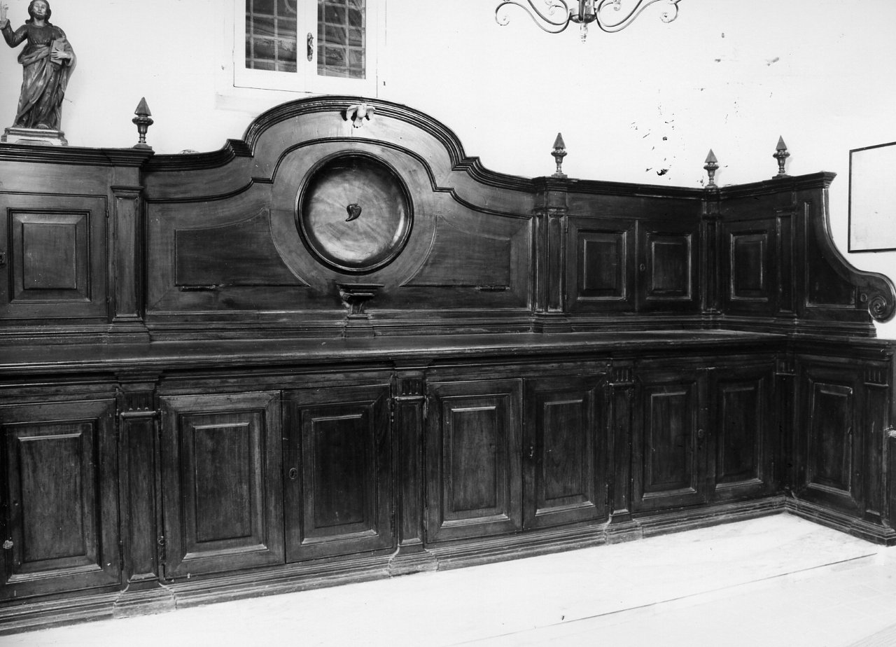 mobile da sacrestia - bottega campana (prima metà sec. XIX)