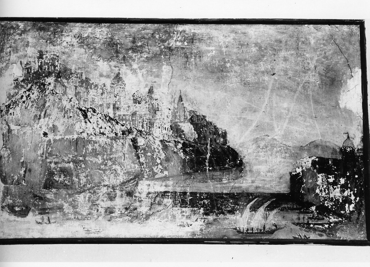 paesaggio (dipinto) - ambito napoletano (inizio sec. XIX)