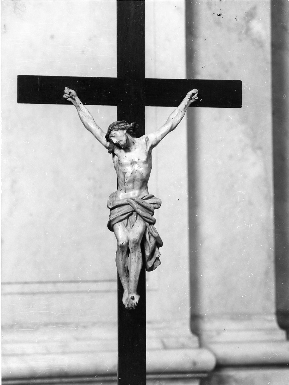 Cristo crocifisso (crocifisso) - bottega campana (prima metà sec. XIX)