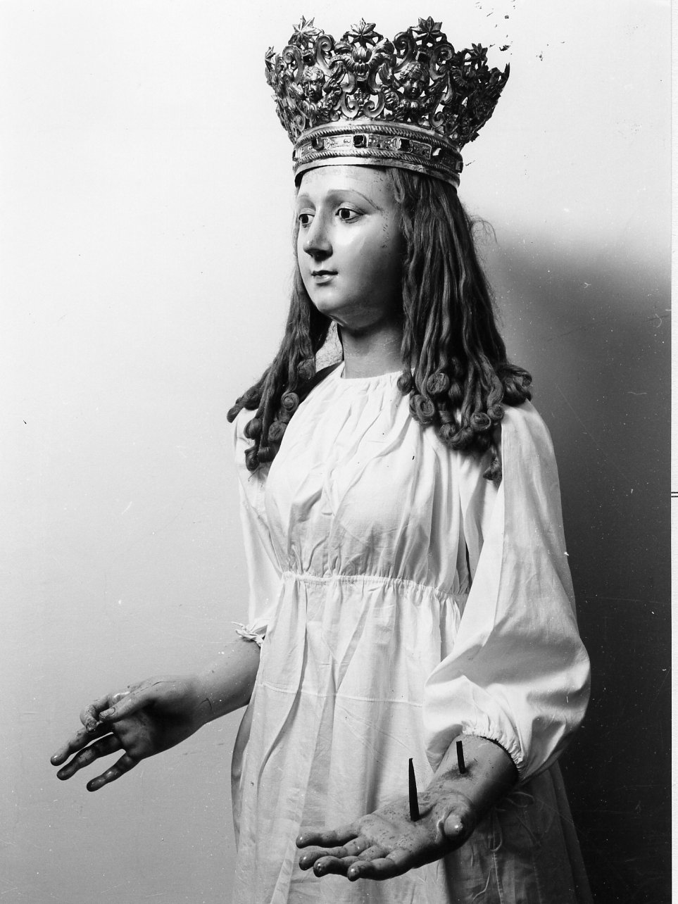 Santa (statua) - bottega campana (seconda metà sec. XVIII)