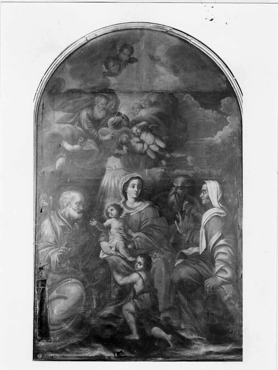 Sacra Famiglia (dipinto) - ambito campano (inizio sec. XVIII)