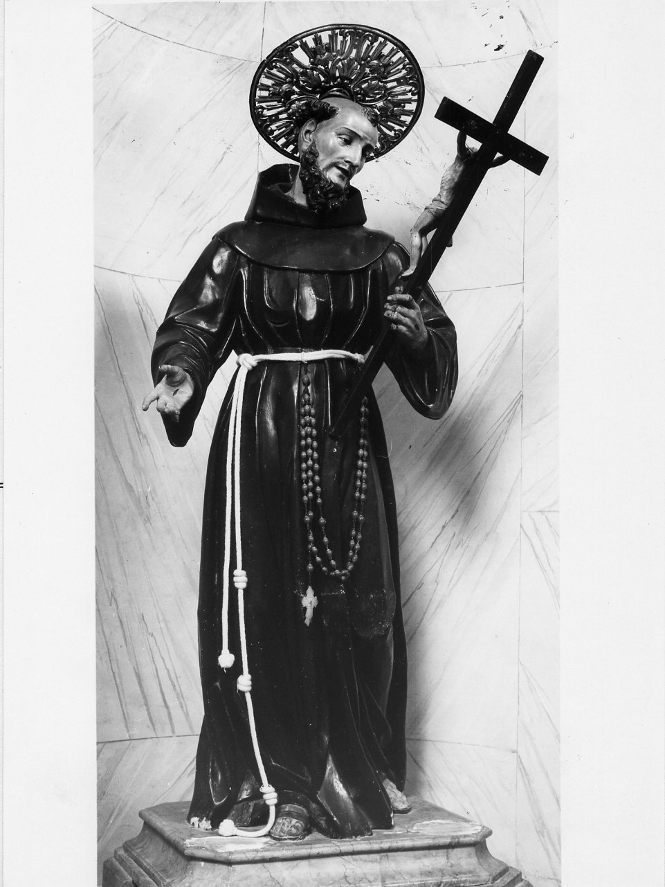 San Francesco d'Assisi (statua) - bottega campana (seconda metà sec. XVIII)