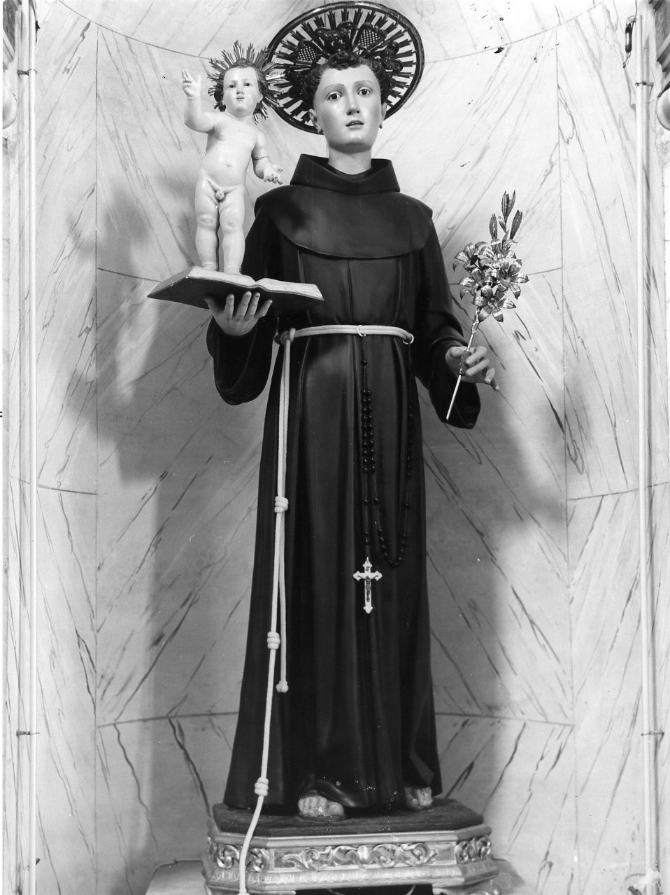 Sant'Antonio da Padova (statua) - bottega campana (seconda metà sec. XVIII)