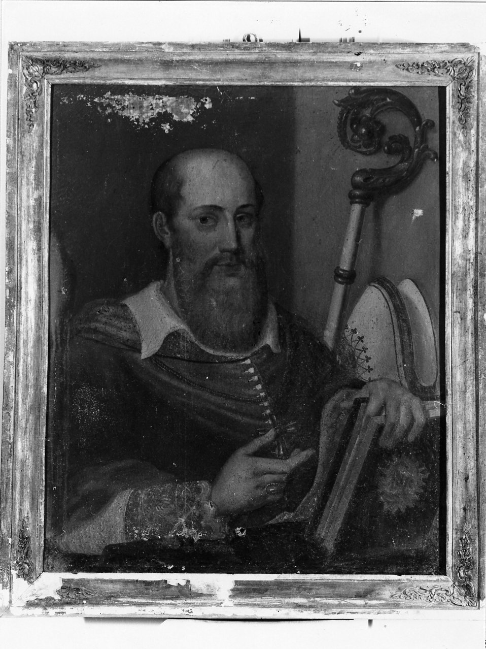 Santo (dipinto, serie) - ambito campano (seconda metà sec. XIX)