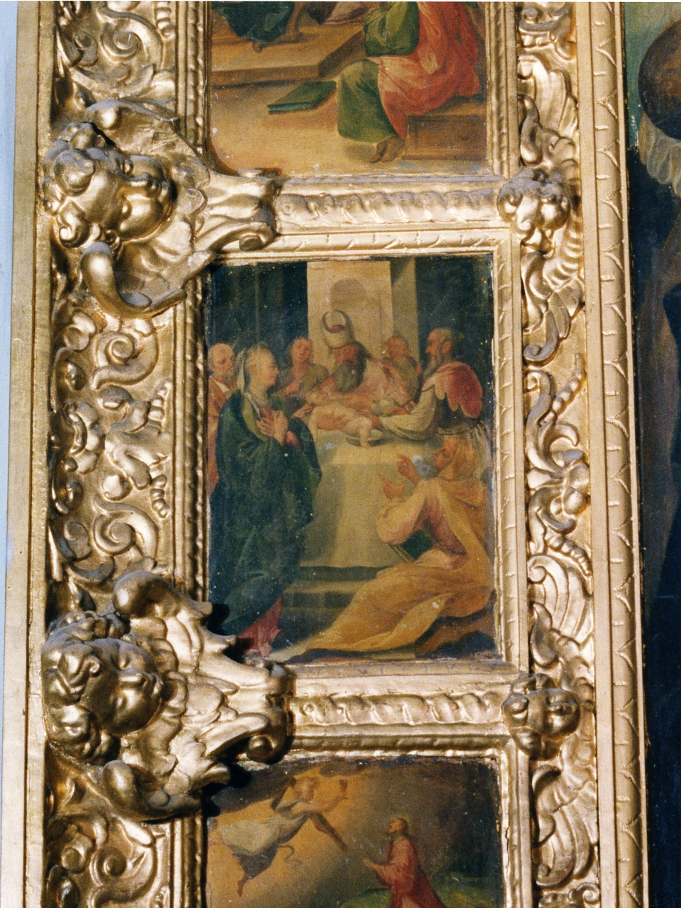 presentazione di Gesù al tempio (formella, elemento d'insieme) di Imparato Girolamo (sec. XVI)