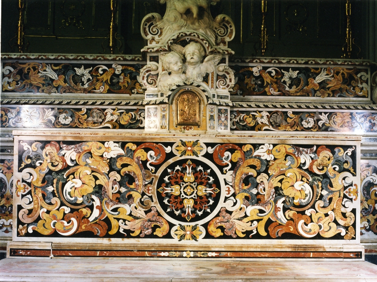 paliotto di Fanzago Cosimo (bottega) (primo quarto sec. XVIII)