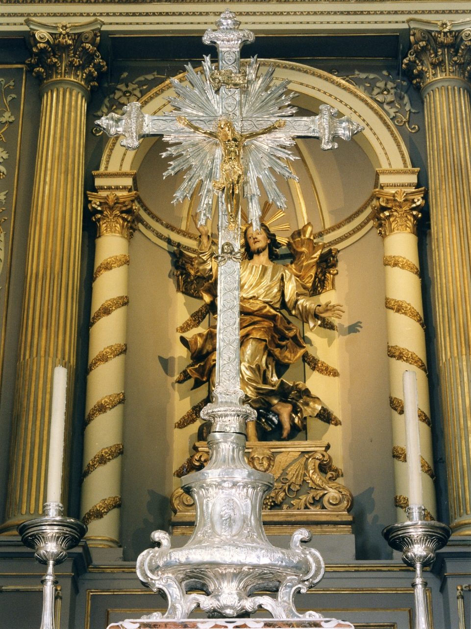 croce d'altare - bottega napoletana (prima metà sec. XIX)