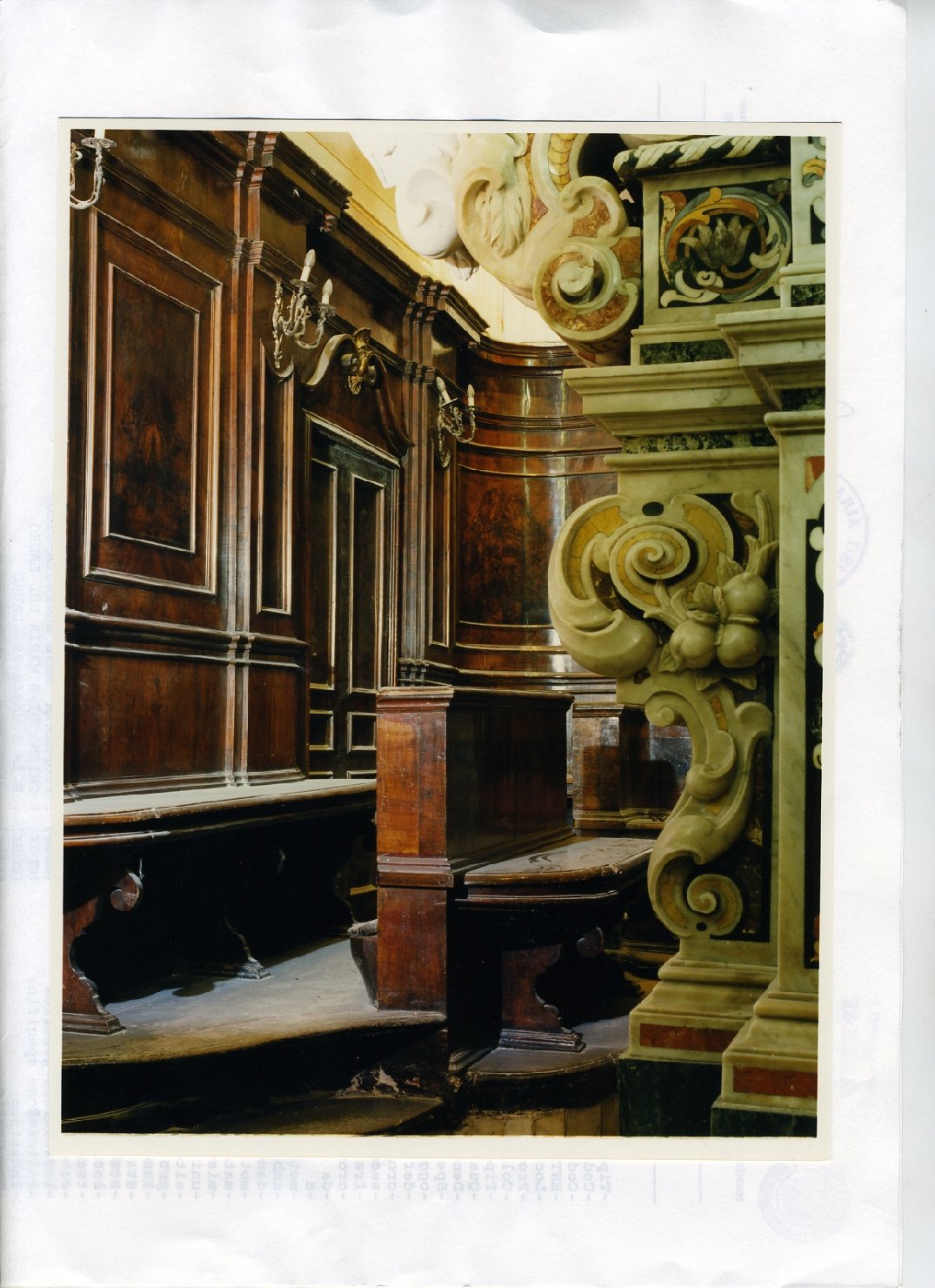 stalli del coro - bottega napoletana (sec. XVIII)