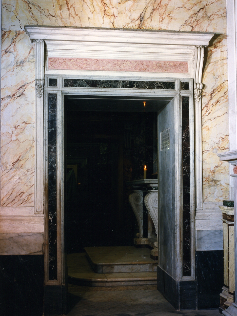 mostra di porta - bottega napoletana (ultimo quarto sec. XIX)