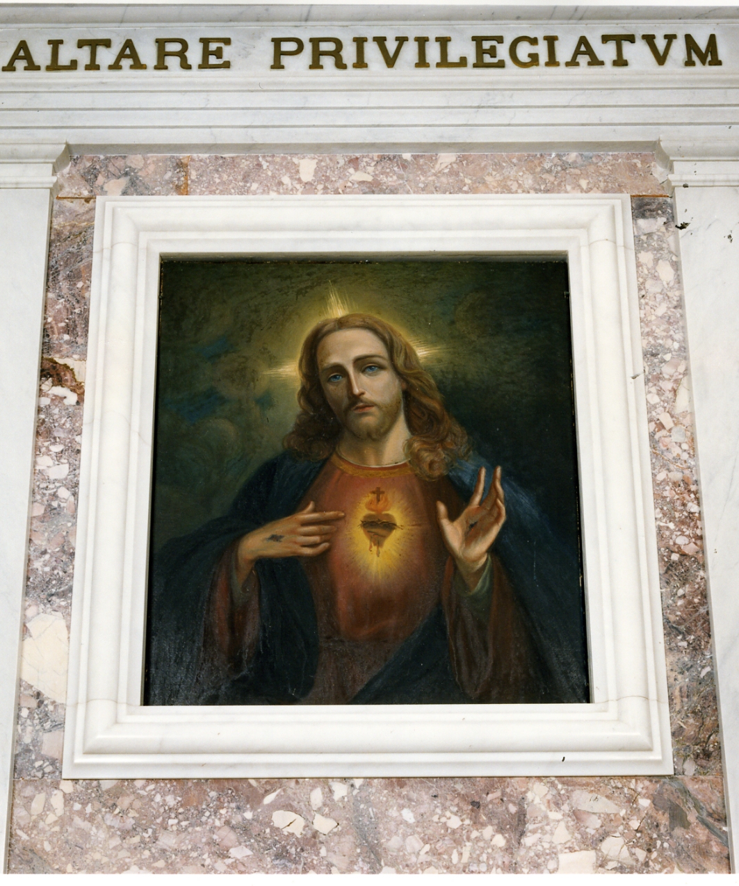 Sacro Cuore di Gesù (dipinto) di Ciampa Michele (sec. XX)
