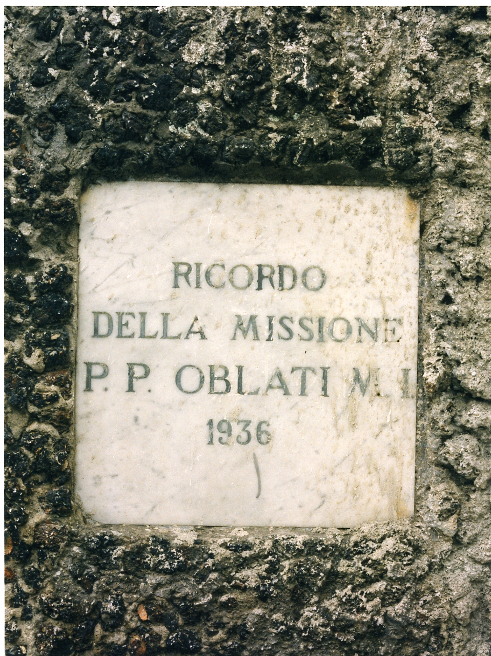 lapide commemorativa - bottega napoletana (sec. XX)