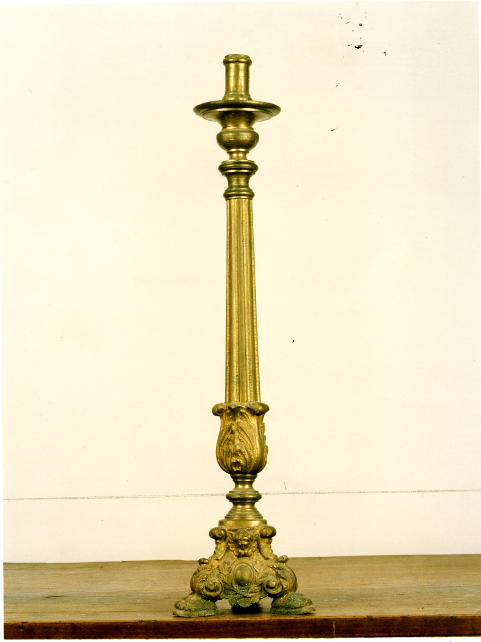 candelabro, serie - bottega napoletana (seconda metà sec. XVIII)