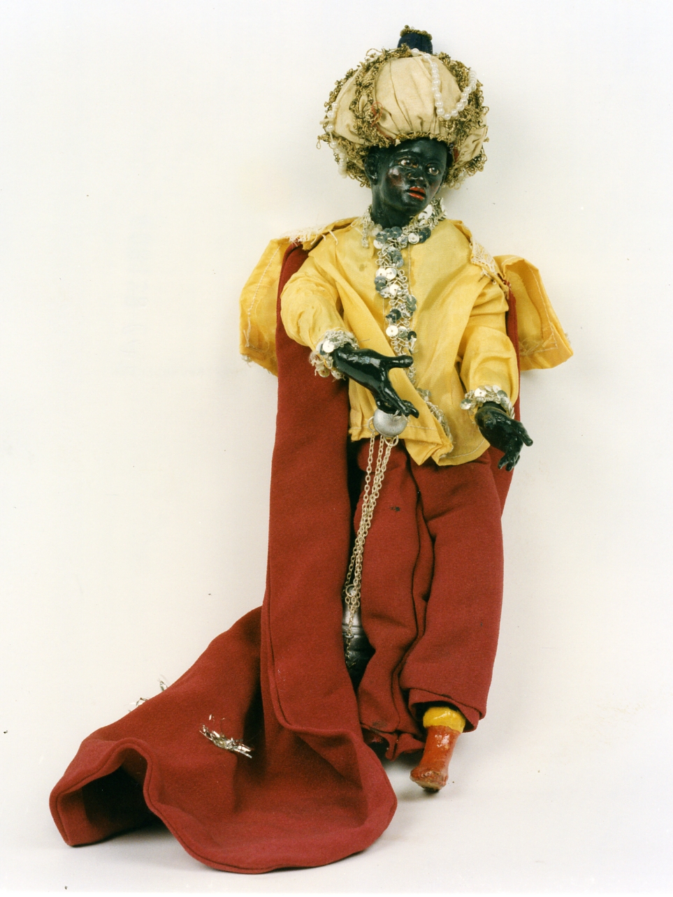 figura maschile (statuetta di presepio) - bottega napoletana (seconda metà sec. XVIII)